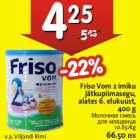 Friso Vom 2 imiku jätkupiimasegu, alates 6. elukuust
