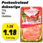 Peekonirulaad dekooriga 125 g
