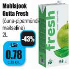 Магазин:Grossi,Скидка:Соковый напиток Gutta Fresh