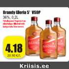 Allahindlus - Brandy Gloria 5* VSOP