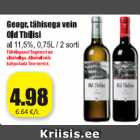 Geogr. tähisega vein Old Tbilisi
