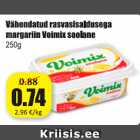 Allahindlus - Vähendatud rasvasisaldusega margariin Voimix soolane 250 g