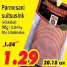 Allahindlus - Parmesani suitsusink
