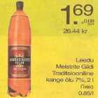 Alkohol - Leedu Meistrite Gildi Traditsiooniline kange õlu