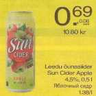 Allahindlus - Leedu õunasiider Sun Cider Apple