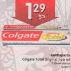 Allahindlus - Hambapasta Colgate Total Original, 100 ml