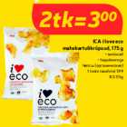 Allahindlus - ICA i love eco
mahekartulikrõpsud, 175 g