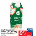 Allahindlus - Keefir täispiimast Farmi, 3,8 - 4,2%, 1 kg