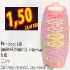 Allahindlus - Princesse Lili juukseklambrid,erinevad