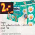 Regina tualettpaber Camomilla,3-kihiline