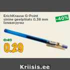 ErichKrause G-Point
sinine geelpliiats 0,38 mm