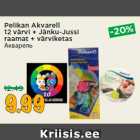 Pelikan Akvarell
12 värvi + Jänku-Jussi
raamat + värviketas