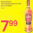 Allahindlus - Viski Grant´s The Family Reserve