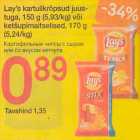 Allahindlus - Lay´s kartulikrõpsud juustuga, 150 g või ketšupimaitselised, 170 g