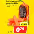 Магазин:Hüper Rimi, Rimi,Скидка:Молодая морковь