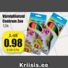 Värvipliiatsid Centrum Zoo 12 tk