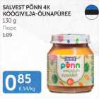 Allahindlus - SALVEST PÕNN 4K KÖÖGIVILJA-ÕUNAPÜREE 130 g