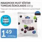 MAIASMOKK MUST SÕSTAR TUMEDAS ŠOKOLAADIS 100 g