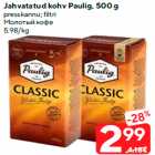 Jahvatatud kohv Paulig, 500 g

