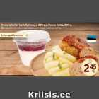 Kodune kotlet kartulipüreega, 330 g ja Panna Cotta, 200 g
