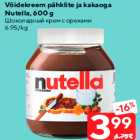 Allahindlus - Võidekreem pähklite ja kakaoga
Nutella, 600 g
