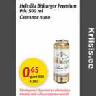 Hele õlu Bitburger Premium Pilk, 500 ml