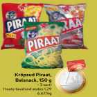 Krõpsud Piraat,
Balsnack, 150 g