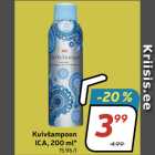 Allahindlus - Kuivšampoon
ICA, 200 ml*