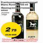 Alkohol - Prantsusmaa lauavein Lavel Blanc Ruvina