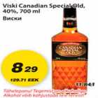 Allahindlus - Viski Canadian Special Old