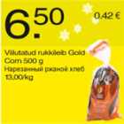 Allahindlus - Viilutatud rukkileib Gold Corn