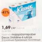 Allahindlus - Kleenex majapidamispaber Decor