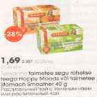 Allahindlus - Teekanne taimetee segu rohelise teega Happy Moods või taimetee Stomach Smoother