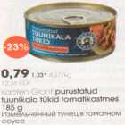 Магазин:Selver,Скидка:Измельчённый тунец в томатном соусе