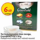 Allahindlus - Tee kinkekomplekt koos tassiga Greenfield