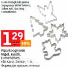 Piparkoogivorm Ingel, Kuusk, Lumehelves, või Karu, Zenker, 1 tk