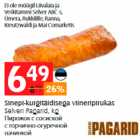 Sinepi-kurgitäidisega viineripirukas