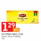 Tee Yellow Label, 25 pk