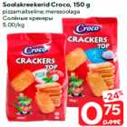 Allahindlus - Soolakreekerid Croco, 150 g

