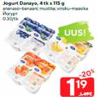 Allahindlus - Jogurt Danayo, 4 tk x 115 g

