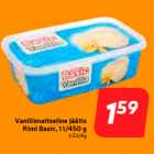 Мороженое со вкусом ванили
Rimi Basic, 1 л / 450 г