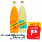 Магазин:Hüper Rimi,Скидка:Газированный безалкогольный напиток
Schweppes, 1 л