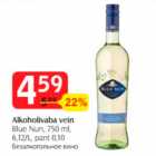 Allahindlus - Alkohoolne vein Blue Nun, 750 ml