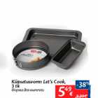 Küpsetusvorm Let's Cook, 3 tk