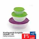 Keedupottide komplekt Uniwell, 3 tk