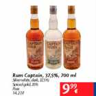 Alkohol - Rum Captain, 37,5%, 700 ml