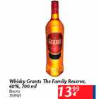Alkohol - Whisky Grants The Family Reserve