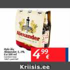 Allahindlus - Hele õlu Alexander 5,2%, 6 x 500 ml