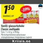 Vanilli-glasuurkohuke Classic multipakk