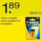 Varta Longlife Extra patarei